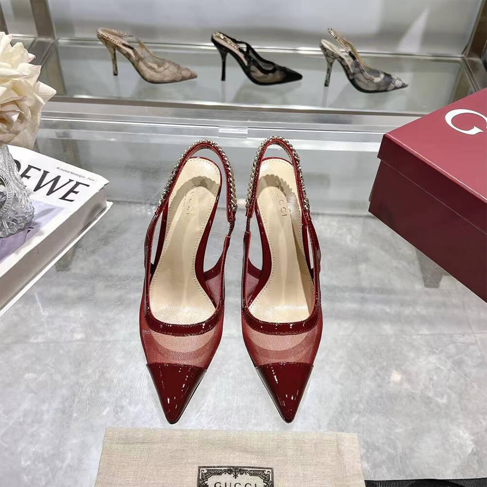 Gucci Signoria slingback pump