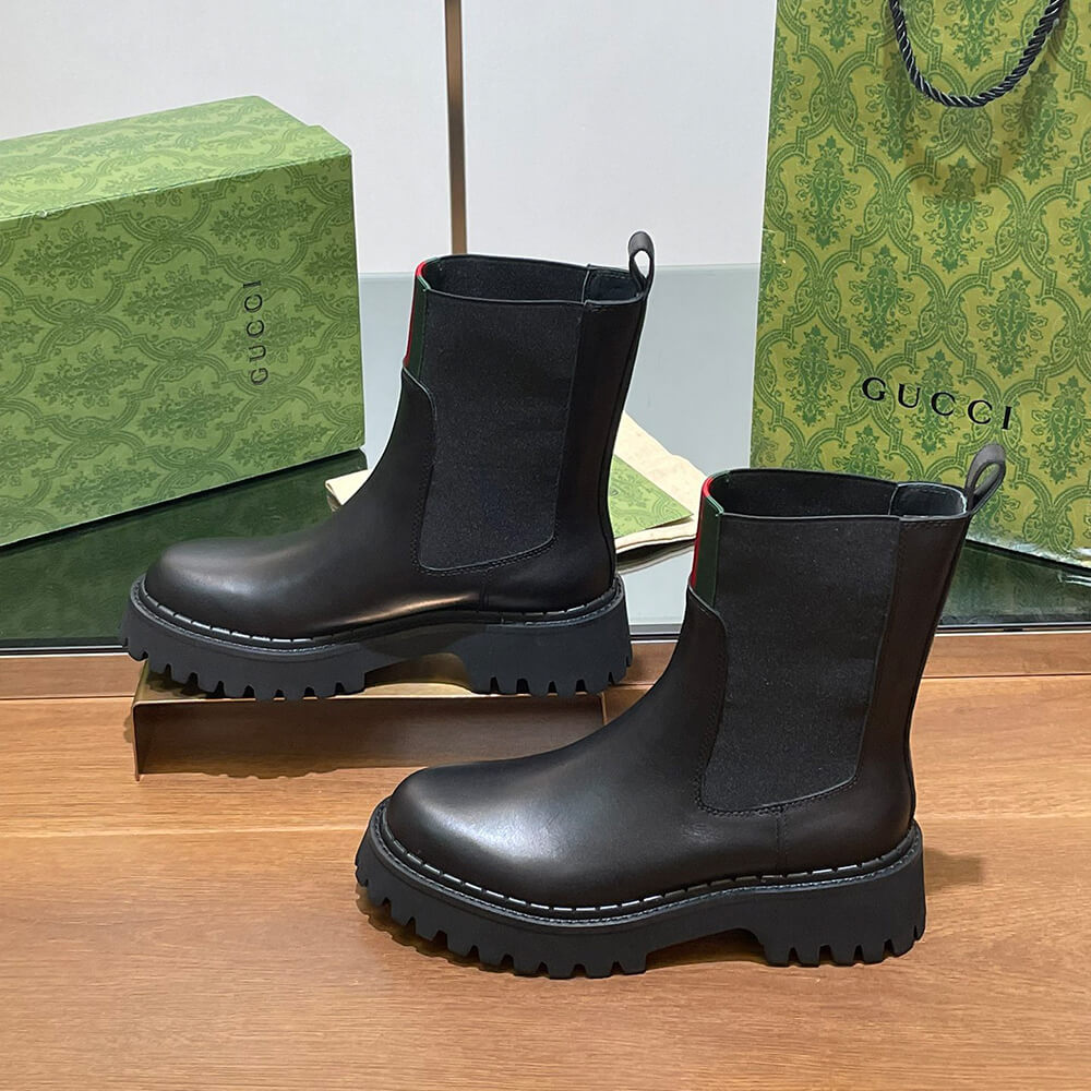 GUCCI Women s boot with Web