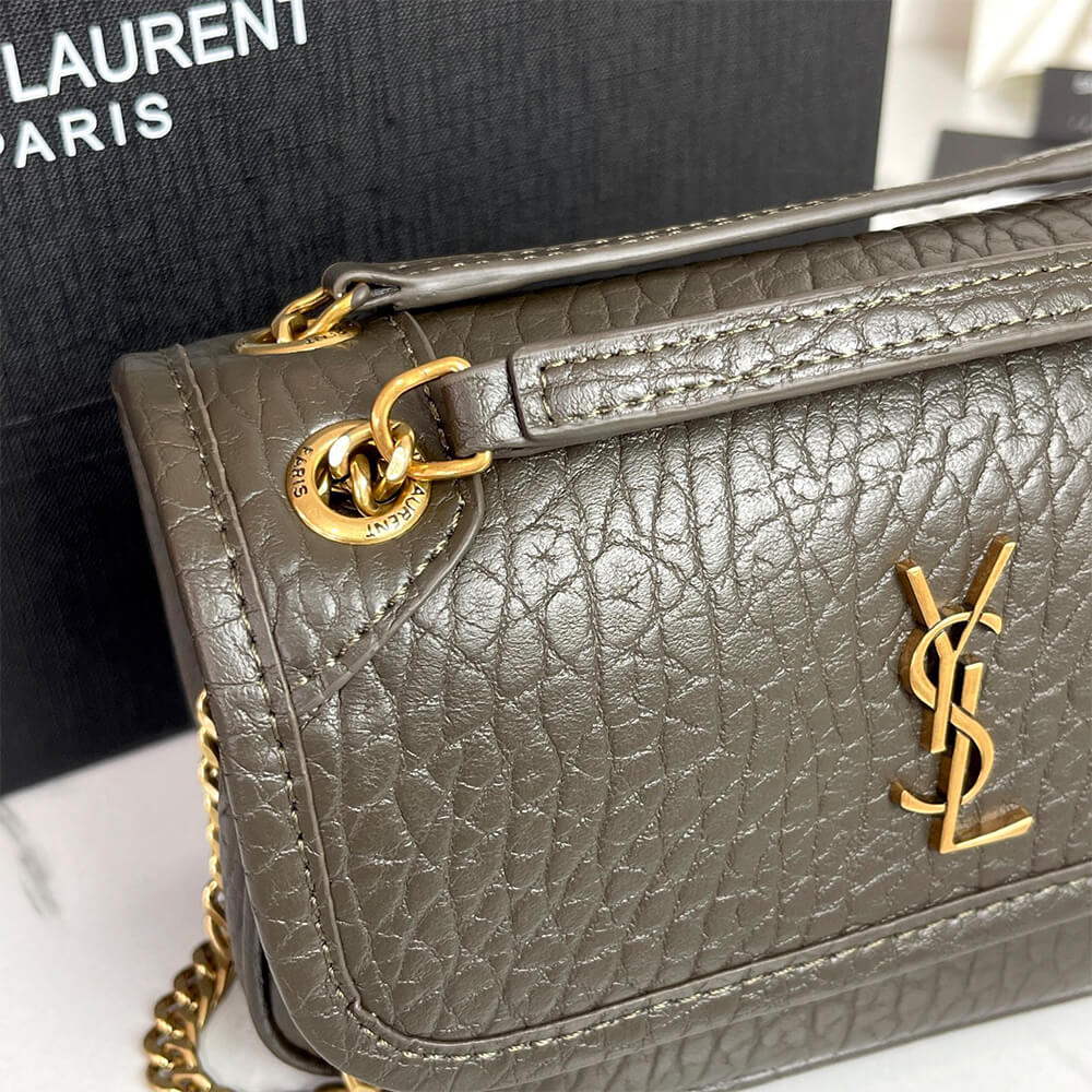 YSL NIKI mini in grained lambskin(HIGH-END GRADE)
