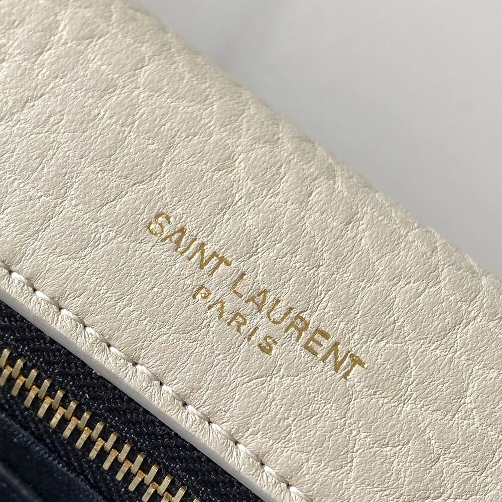 YSL Calypso large in grained lambskin