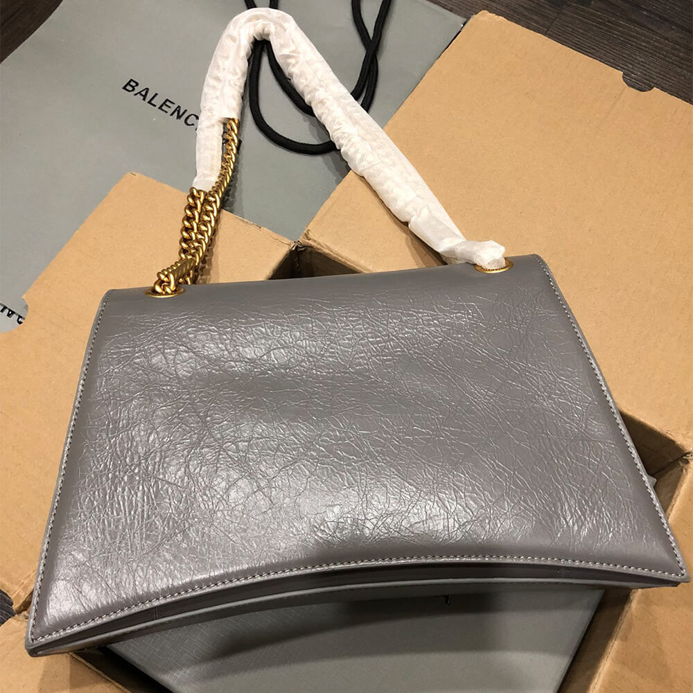 Balenciaga Women s Crush Chain Bag Medium(HIGH-END GRADE)