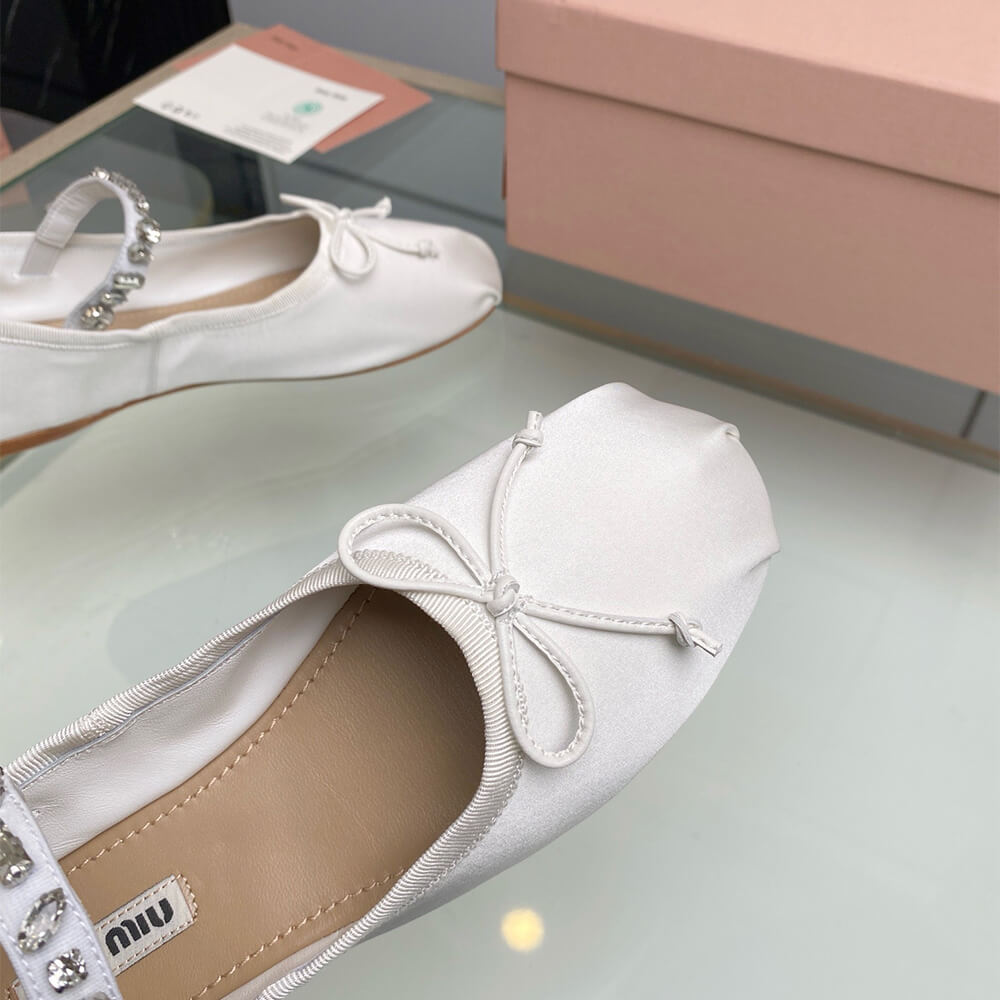 MiuMiu Satin ballerinas