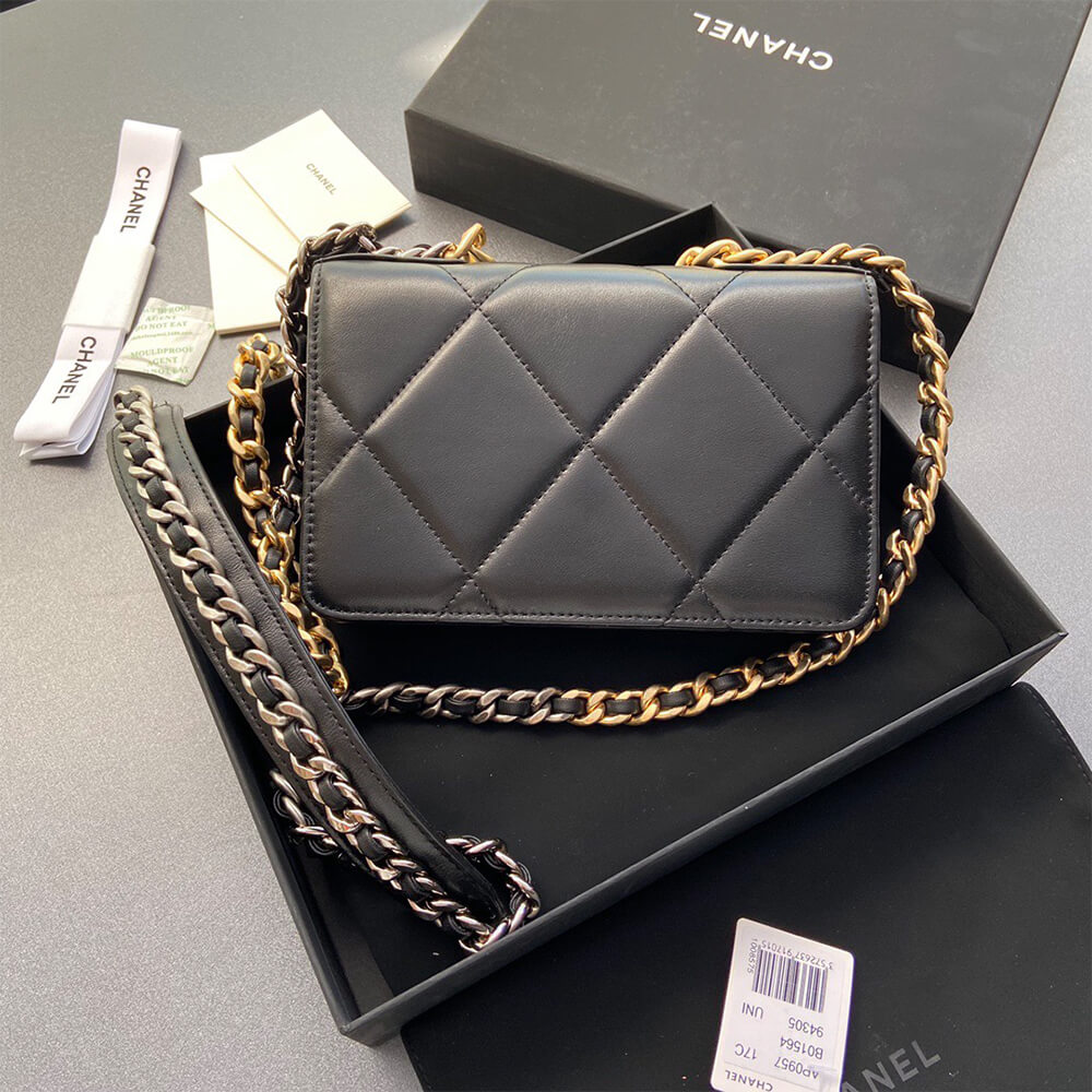 CHANEL 19 Wallet on Chain(high-end grade)