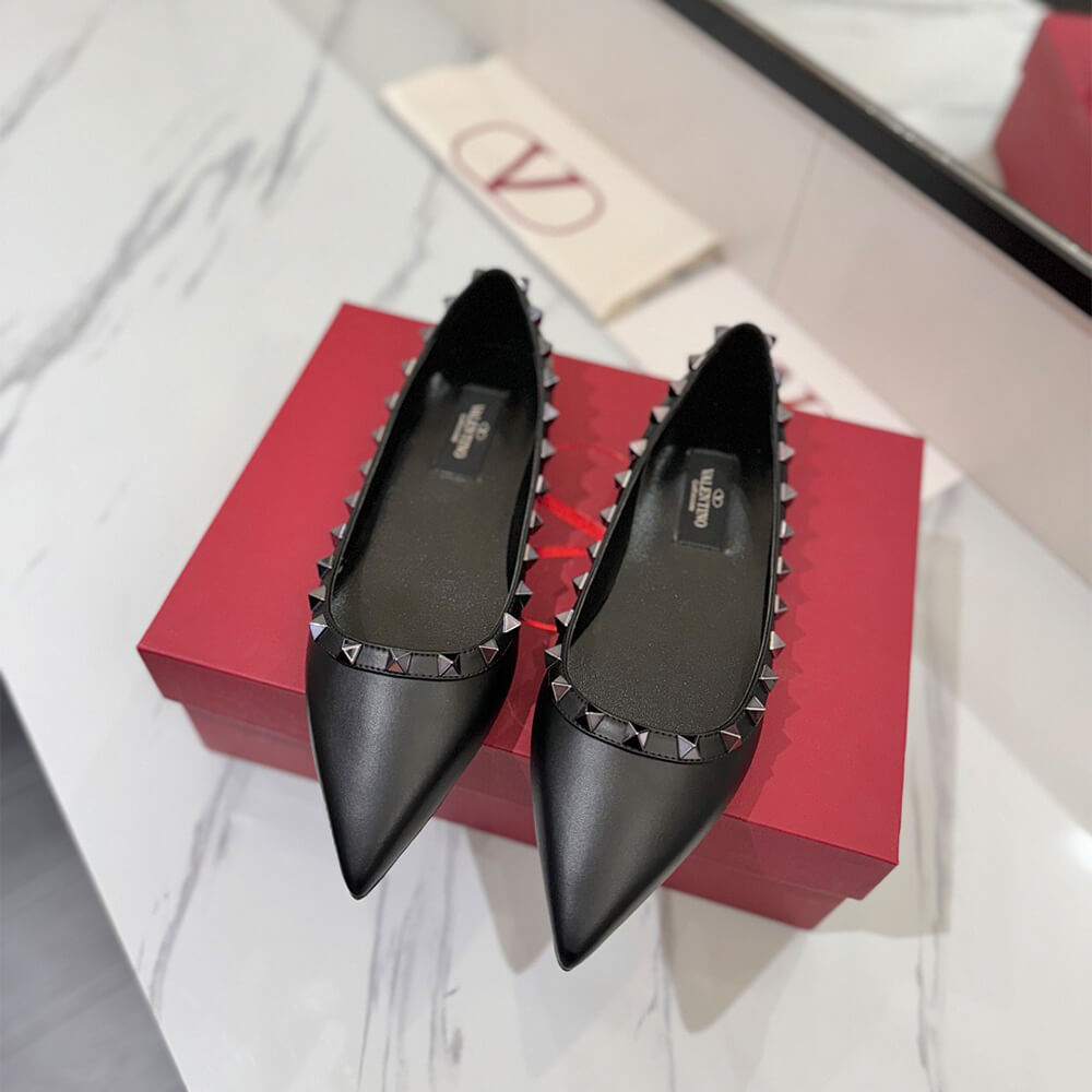 VALENTINO ROCKSTUD BALLET FLAT