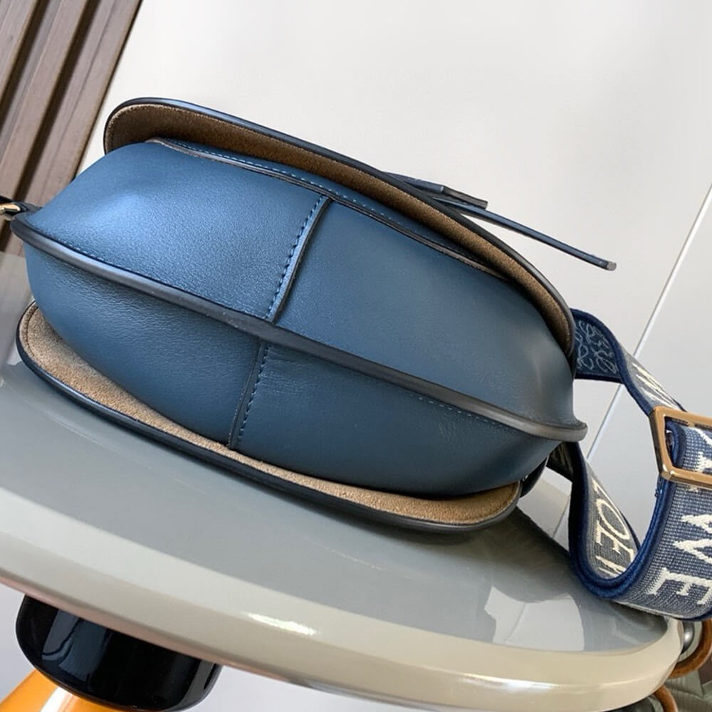 Loewe Small Gate bag in soft calfskin and jacquard