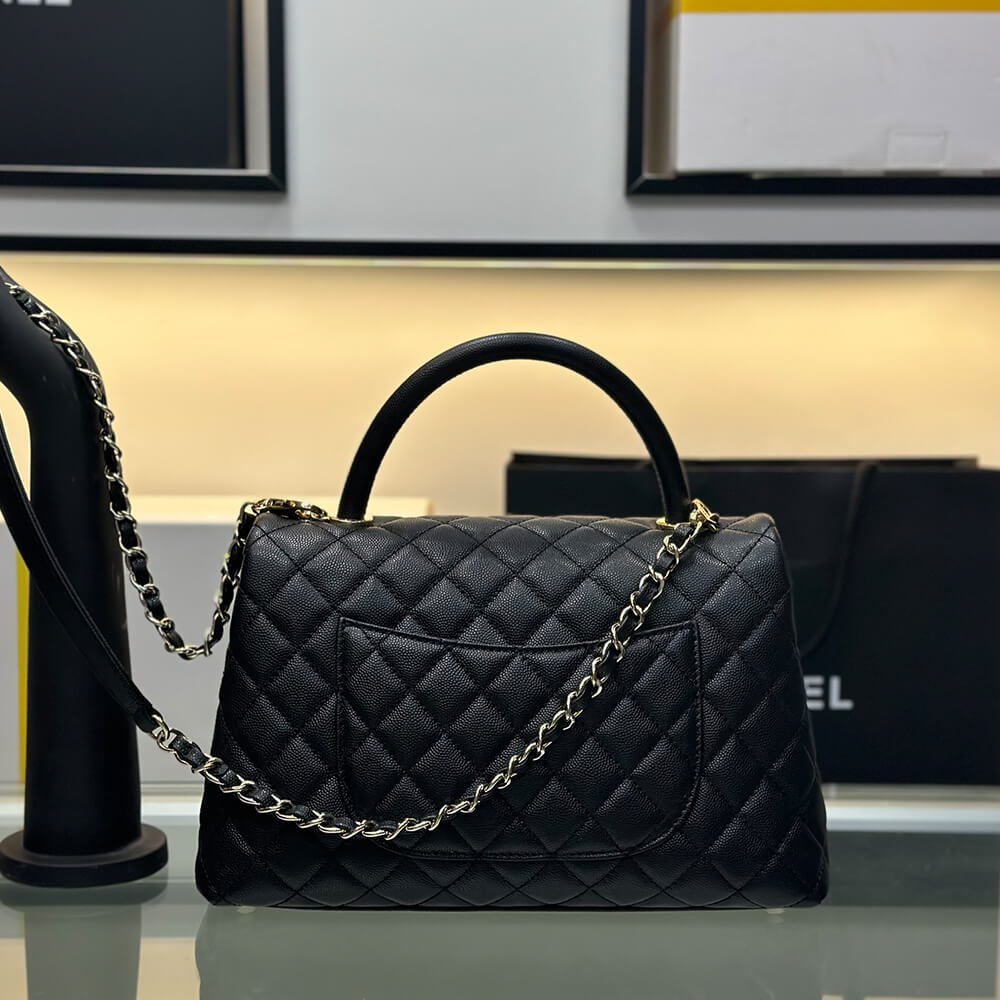 CHANEL Large Flap Bag With Top Handle(high-end grade)