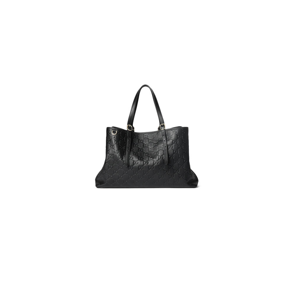 GG Emblem large tote bag