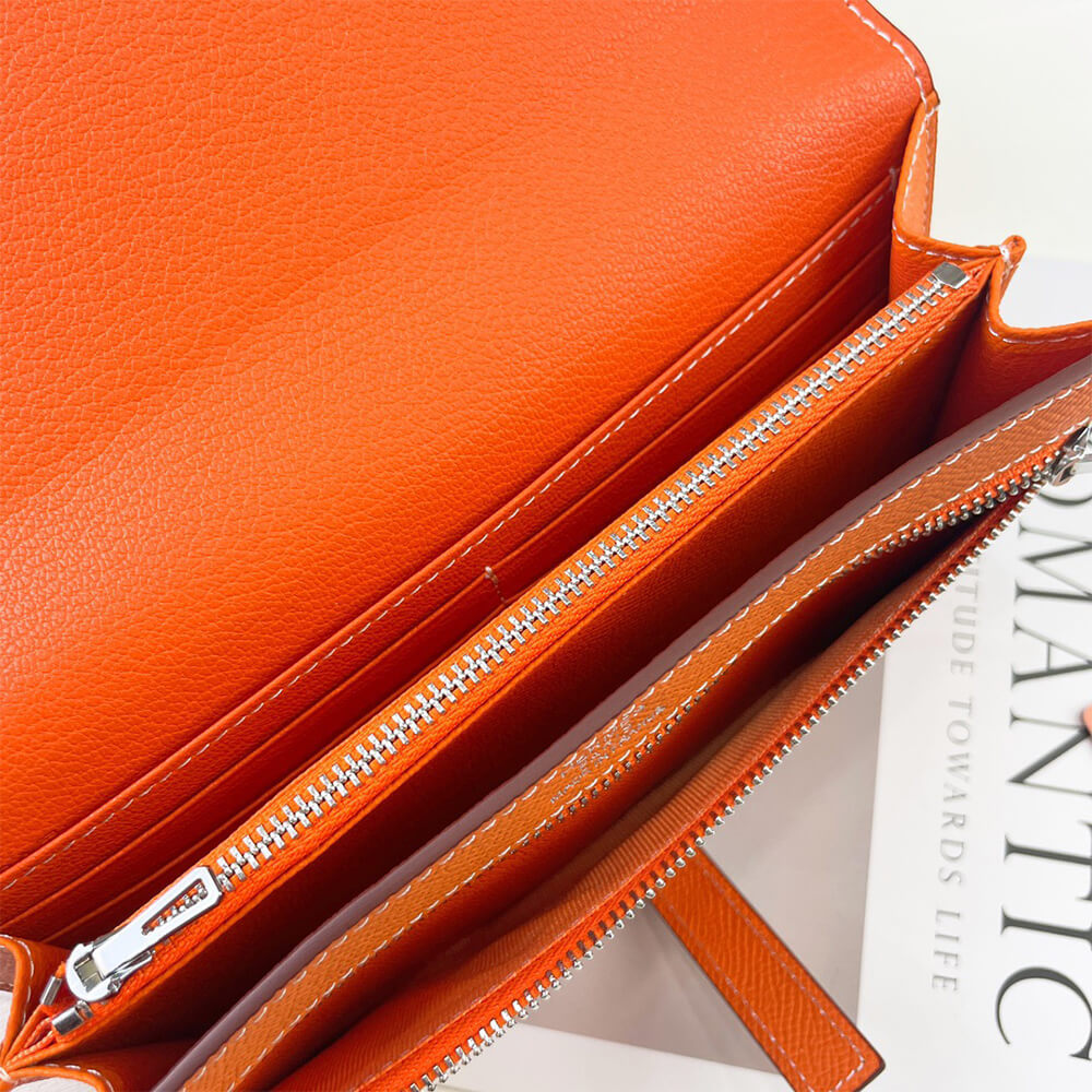 HERMES New H Passant Toutenmain wallet(HIGH-END GRADE)