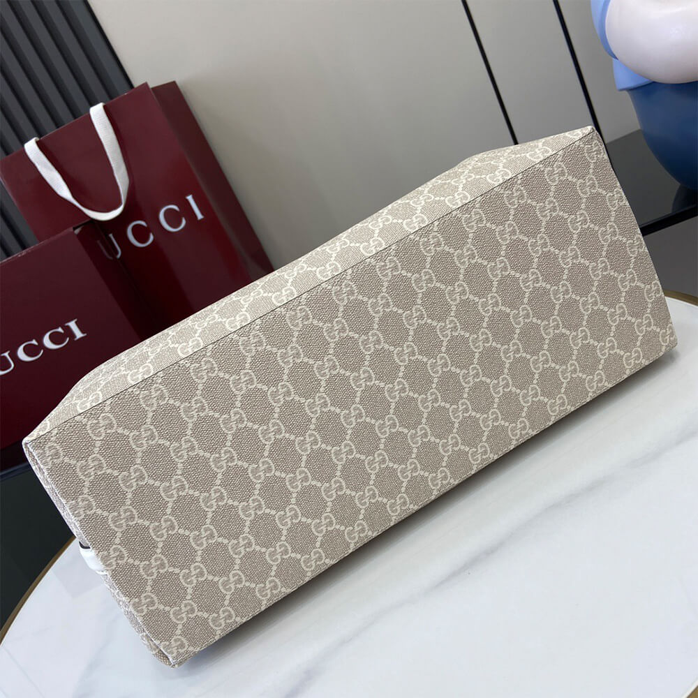 GG Emblem large tote bag