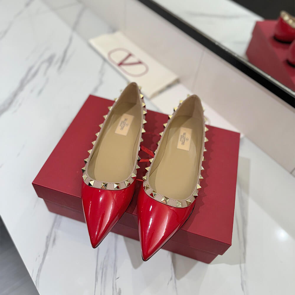 VALENTINO ROCKSTUD BALLET FLAT