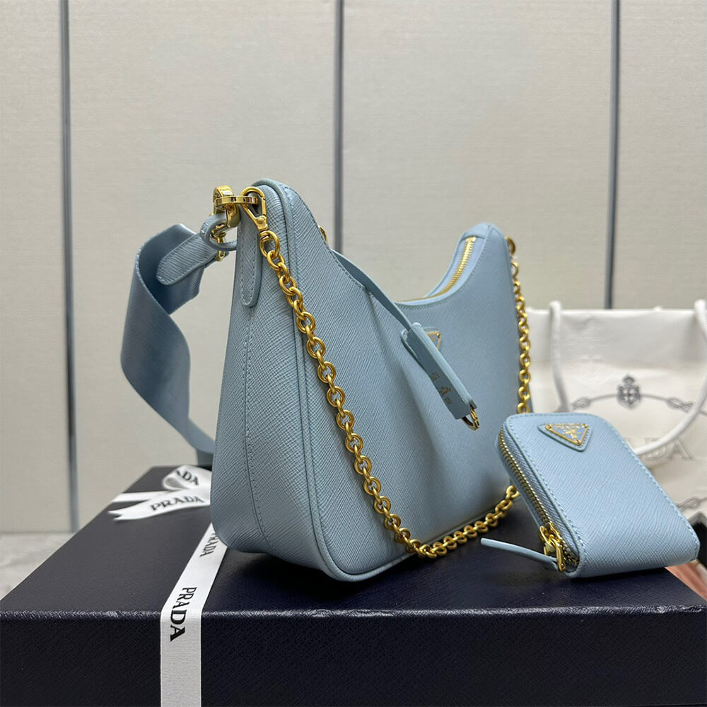 Prada Re-Edition 2005 Saffiano leather bag(HIGH-END GRADE)