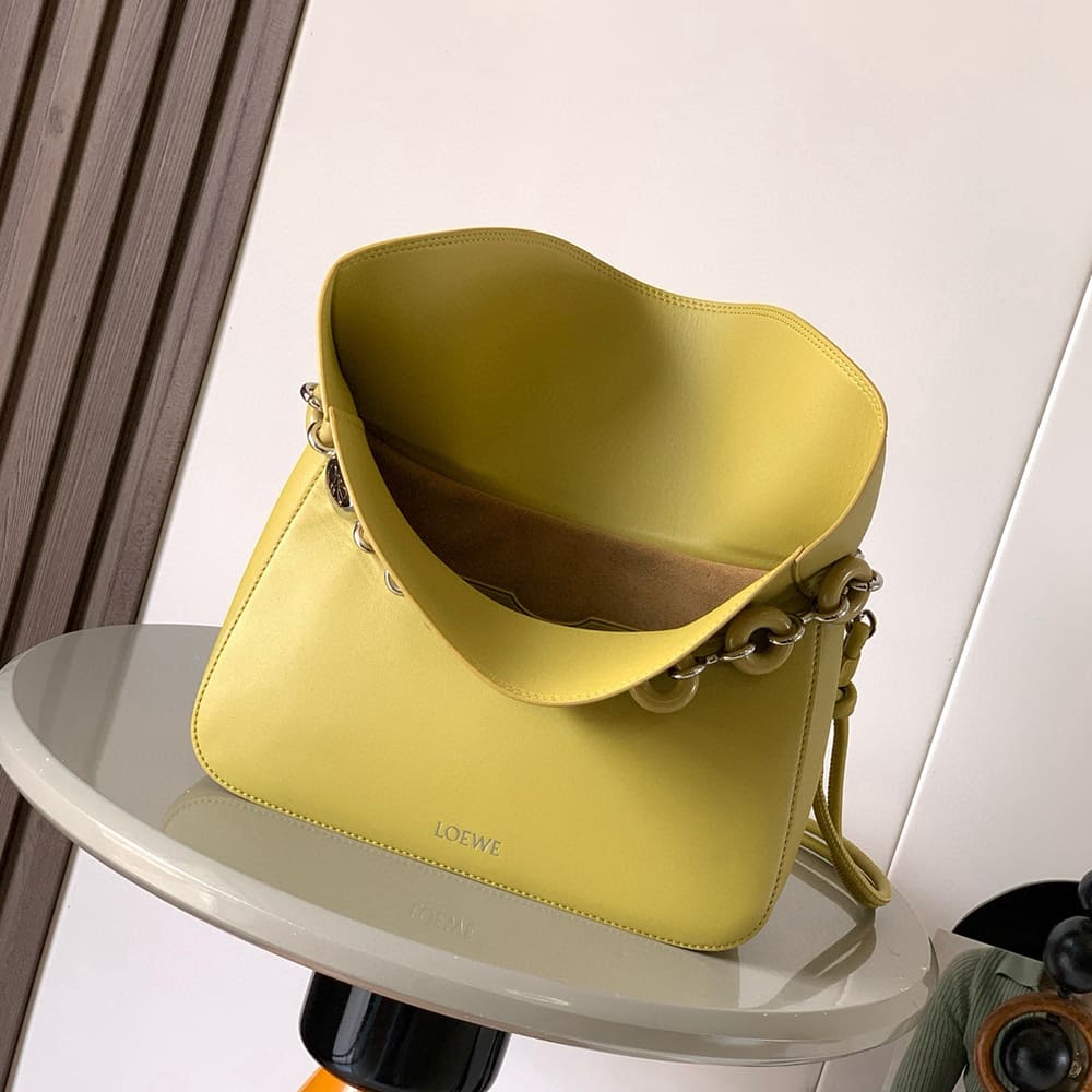 Loewe Medium Ola bag in smooth calfskin(HIGH-END GRADE)