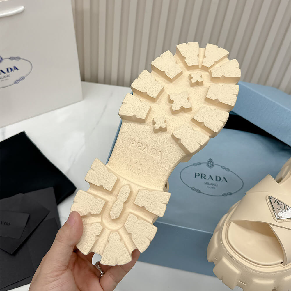 PRADA Monolith rubber sandals
