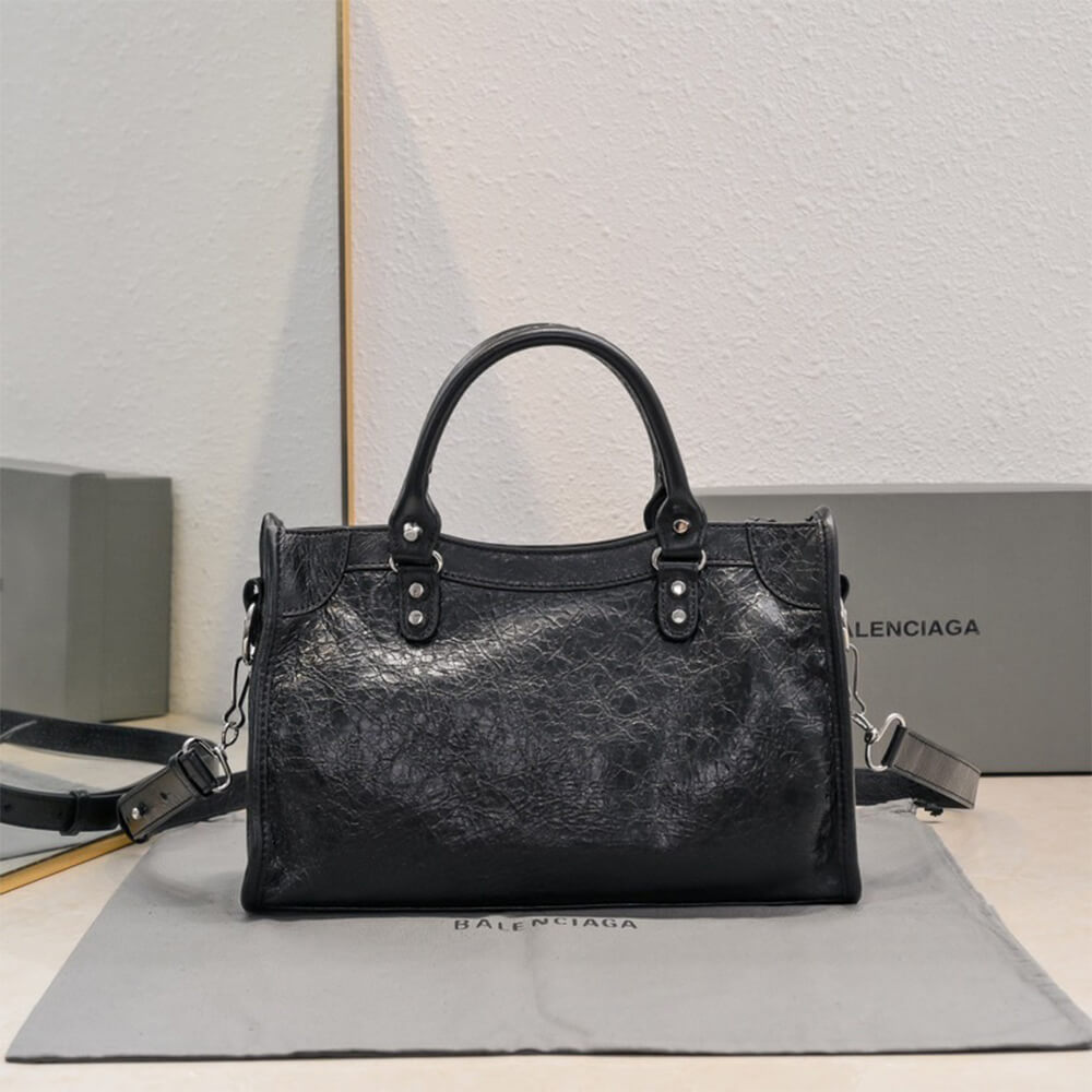 Balenciaga Women s Le City Bag Small(HIGH-END GRADE)