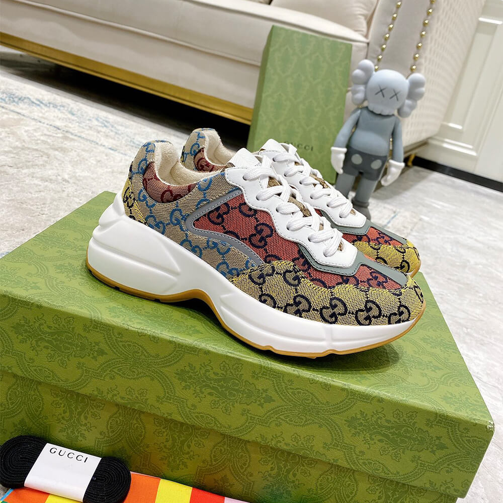 Gucci Multicolor GG Supreme Rhyton Sneaker