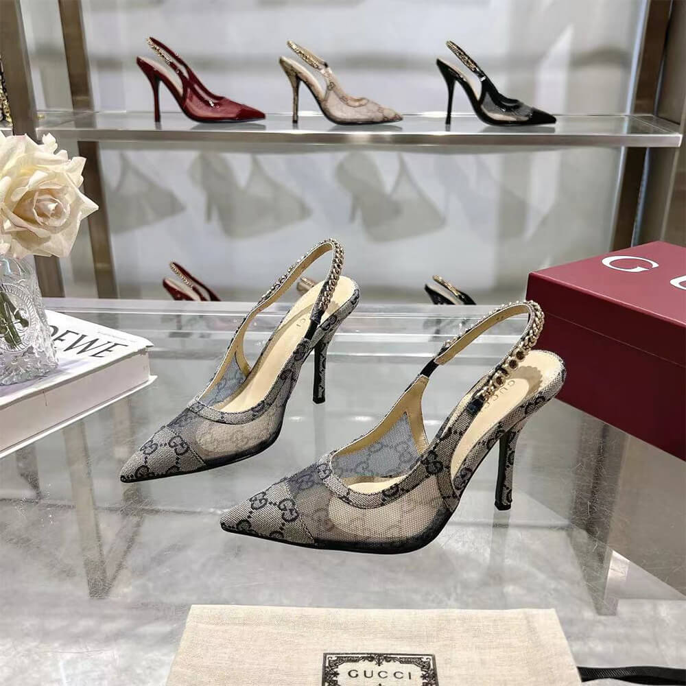 Gucci Signoria slingback pump