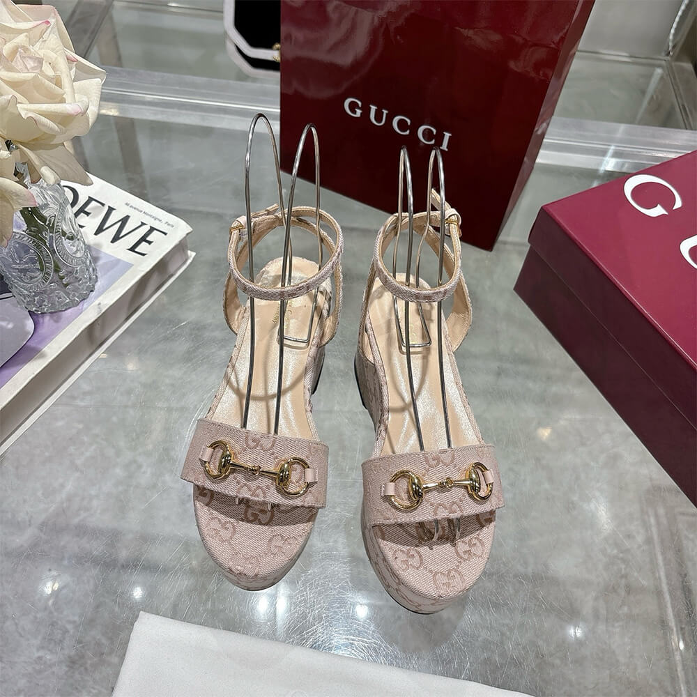 GUCCI Women s Horsebit flatform sandal