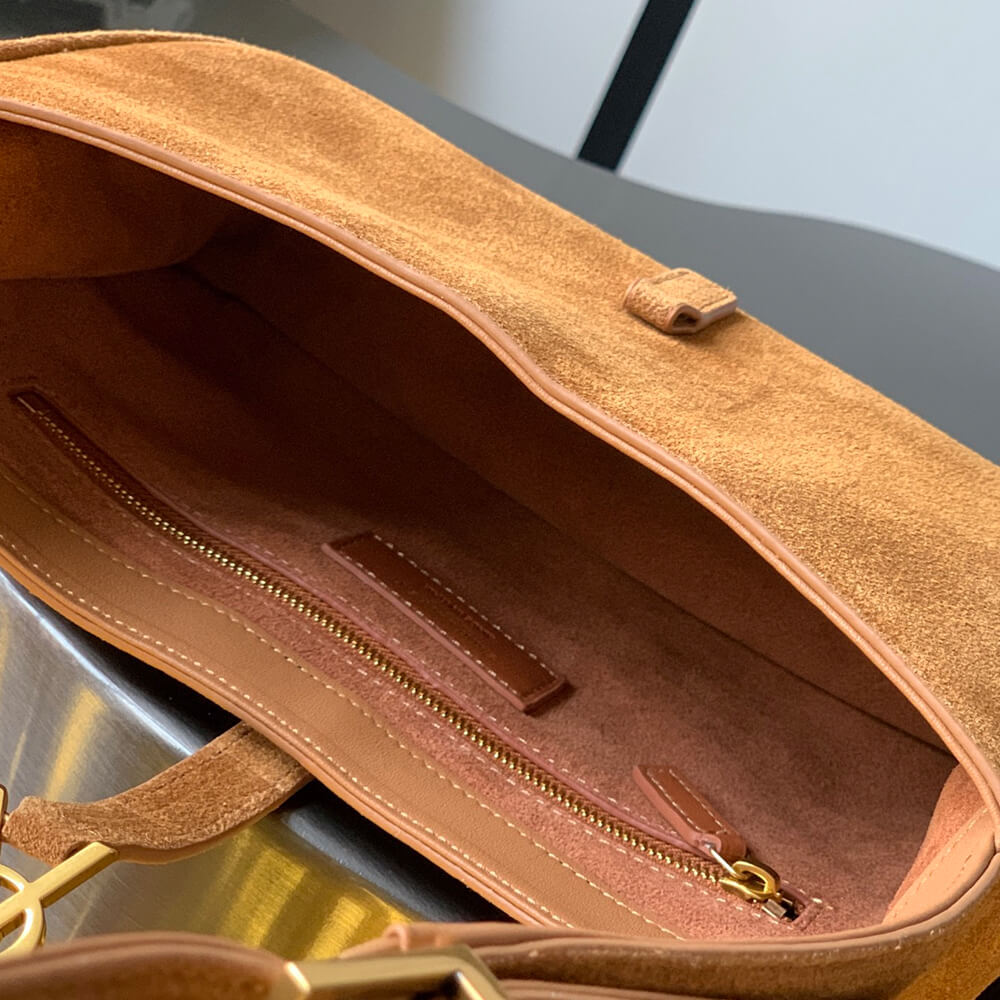 YSL LE 5 A 7 HOBO BAG IN SUEDE