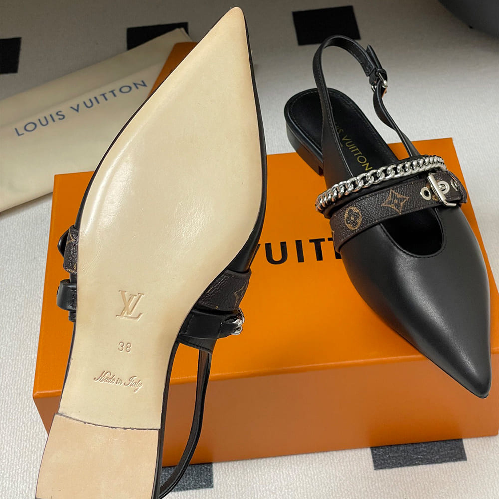 LV Vibe slingback ballet flats