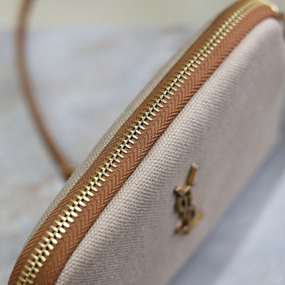 YSL GABY zipped pouch in canvas