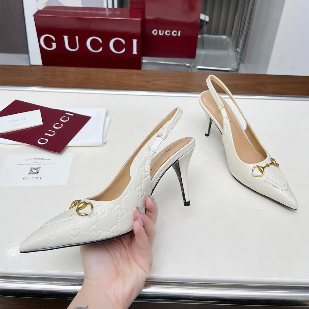 Gucci Women s slingback pump with Horsebit