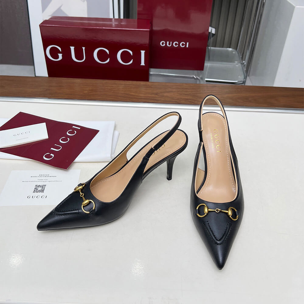 Gucci Women s slingback pump with Horsebit