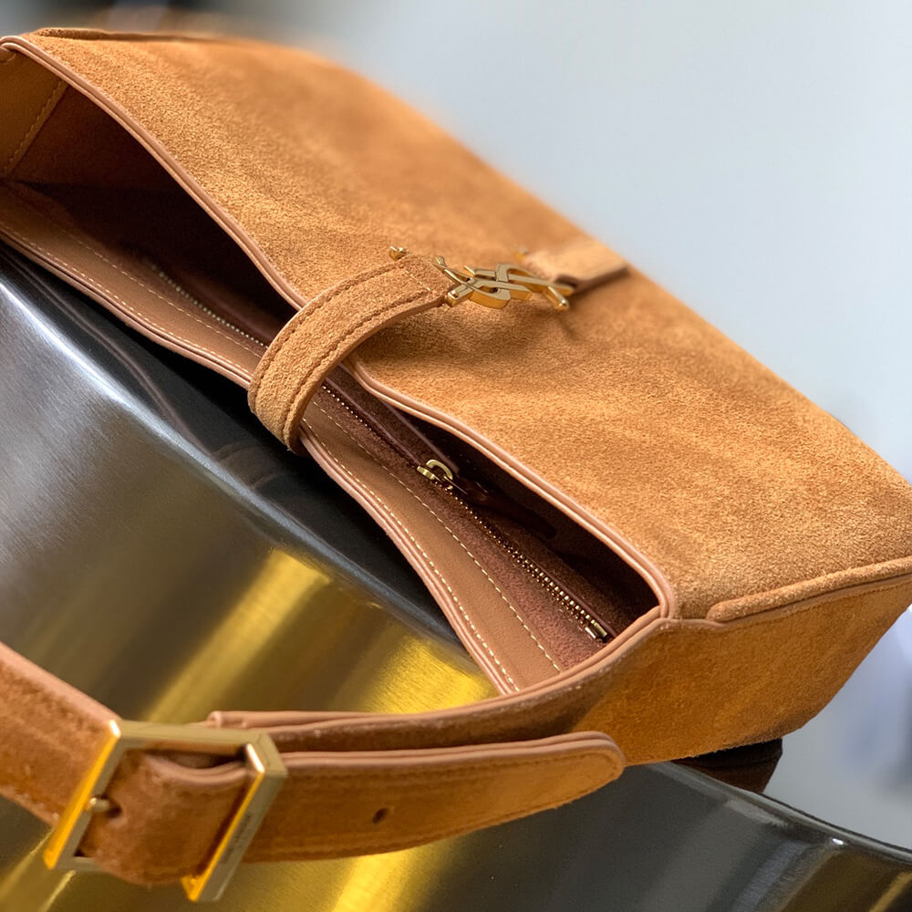 YSL LE 5 A 7 HOBO BAG IN SUEDE