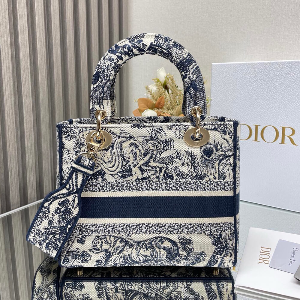 DIOR MEDIUM LADY D-LITE BAG(High-End Grade)