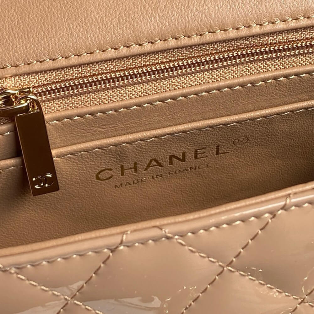 CHANEL Mini Classic Handbag With Top Handle
