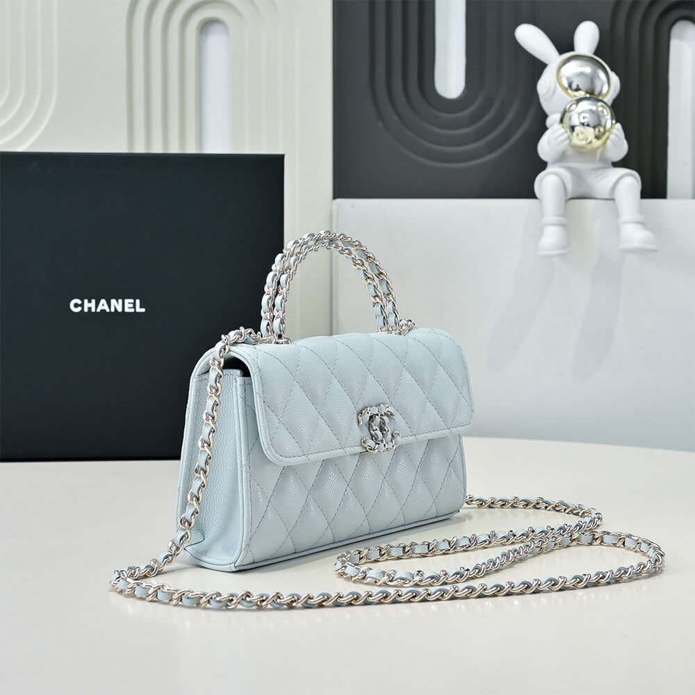 Chanel Flap Phone Holder with Chain(HIGH-END GRADE)