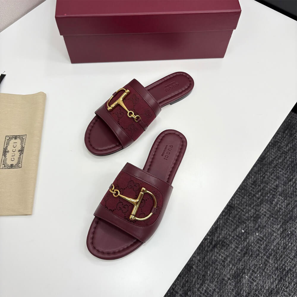 GUCCI Women s slide sandal with Horsebit