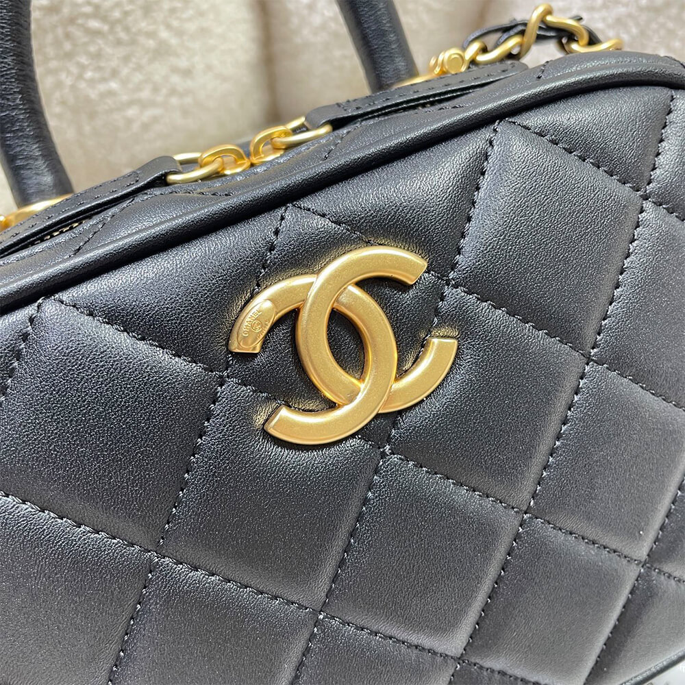 CHANEL Mini Bowling Bag(HIGH-END GRADE)