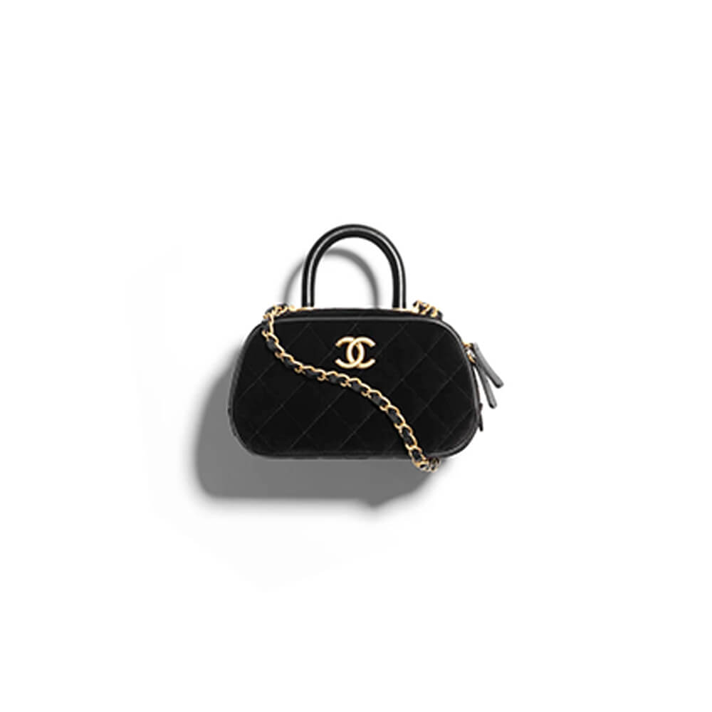 CHANEL Mini Bowling Bag(HIGH-END GRADE)