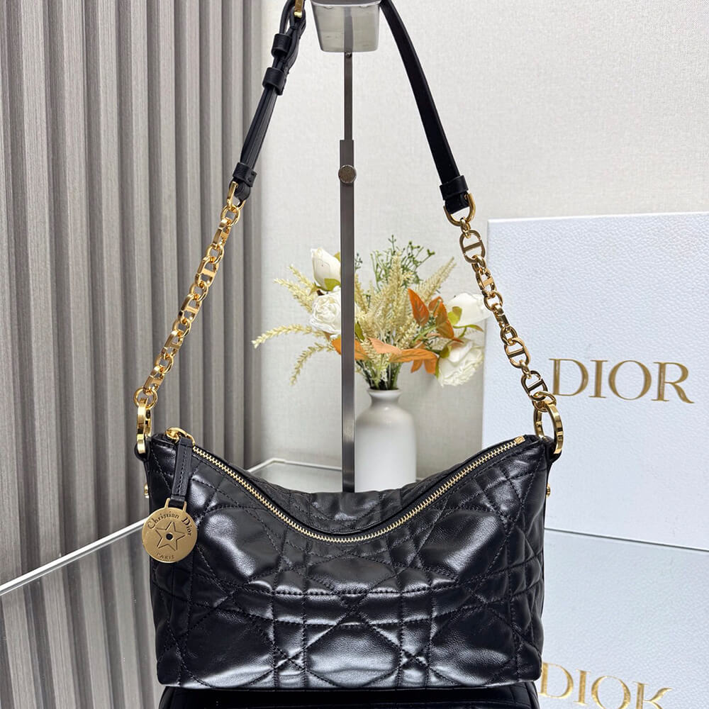 Diorstar Hobo Bag with Chain