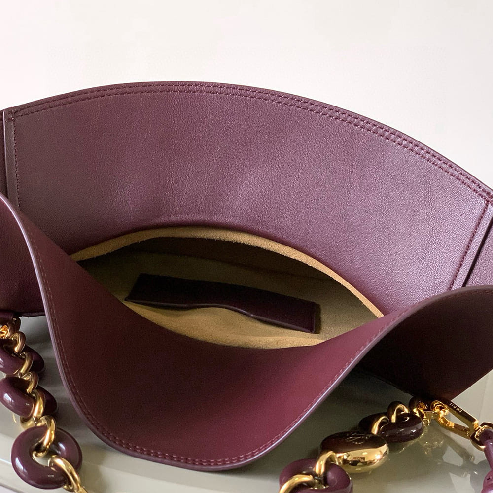 Loewe Medium Ola bag in smooth calfskin(HIGH-END GRADE)