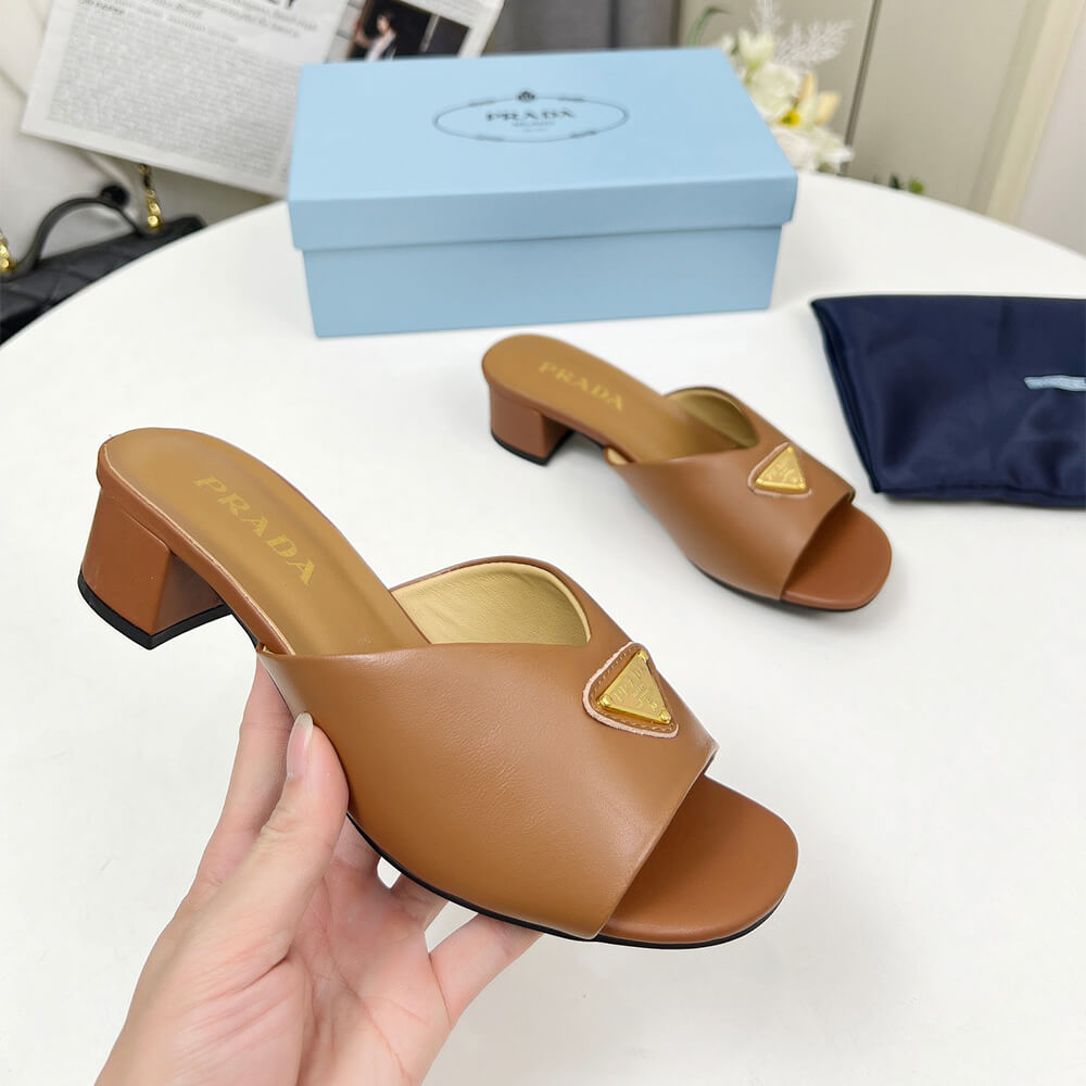Prada Padded nappa leather sandals
